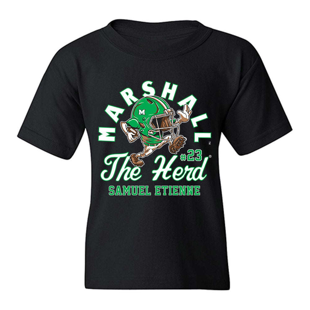 Marshall - NCAA Football : Samuel Etienne - Youth T-Shirt-0