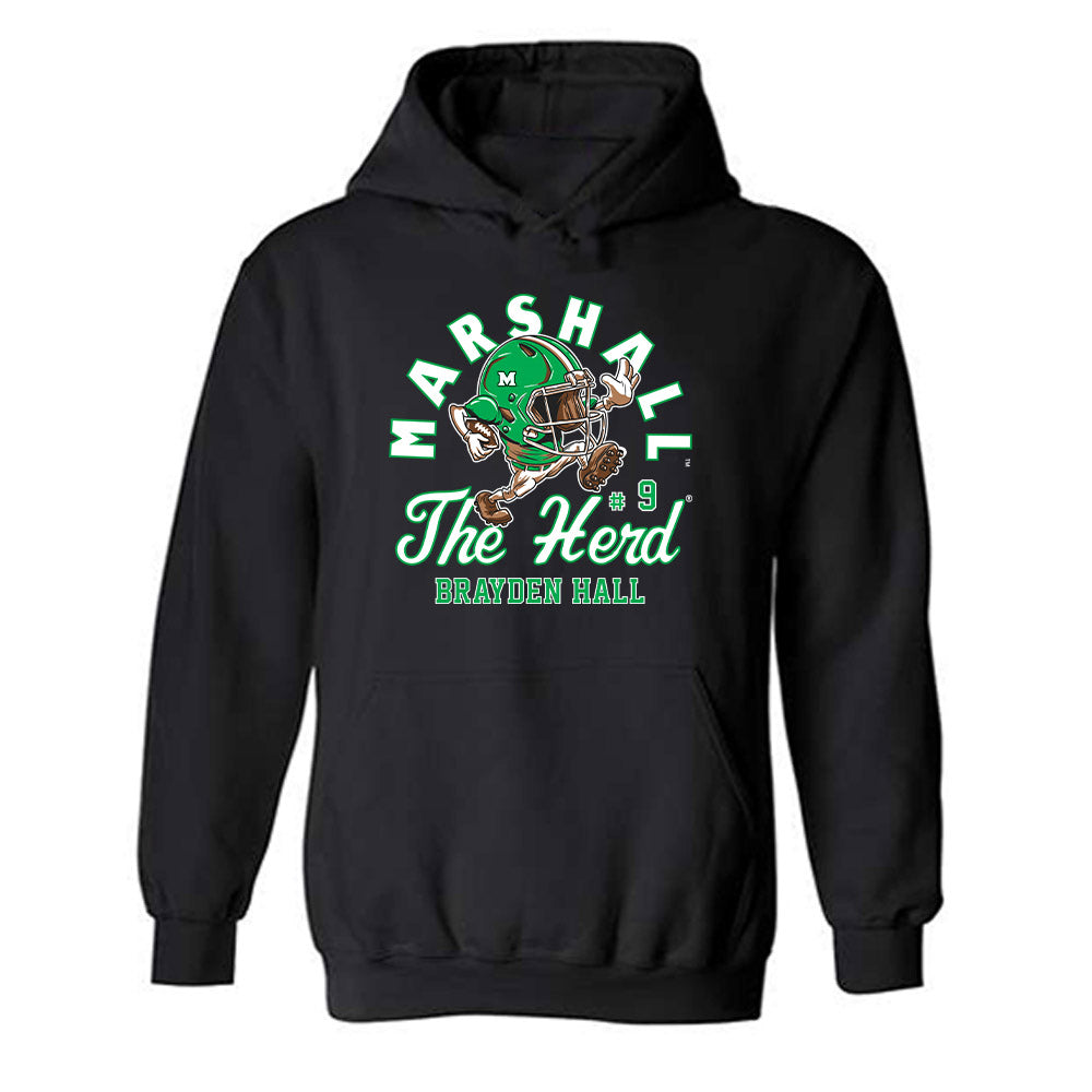 Marshall - NCAA Football : Brayden Hall - Hooded Sweatshirt-0