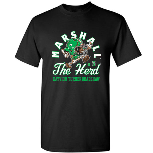 Marshall - NCAA Football : Xayvion Turner-Bradshaw - T-Shirt-0