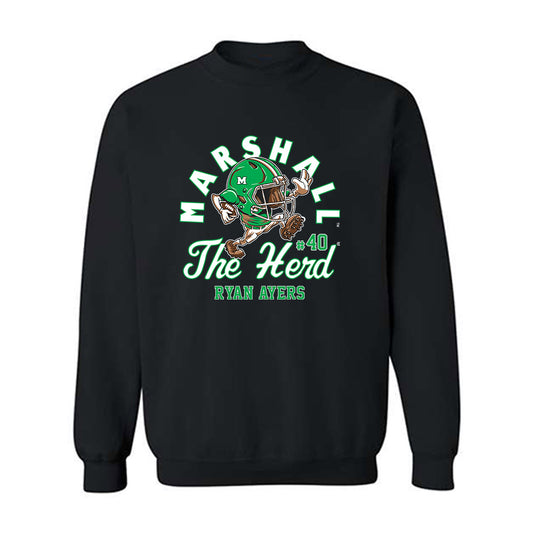 Marshall - NCAA Football : Ryan Ayers - Crewneck Sweatshirt-0