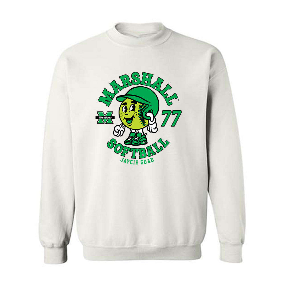 Marshall - NCAA Softball : Jaycie Goad - Fashion Shersey Crewneck Sweatshirt-0