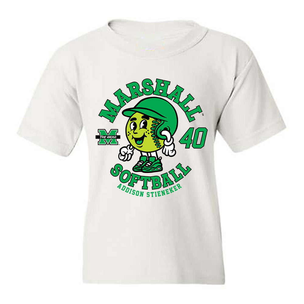 Marshall - NCAA Softball : Addison Stieneker - Fashion Shersey Youth T-Shirt-0