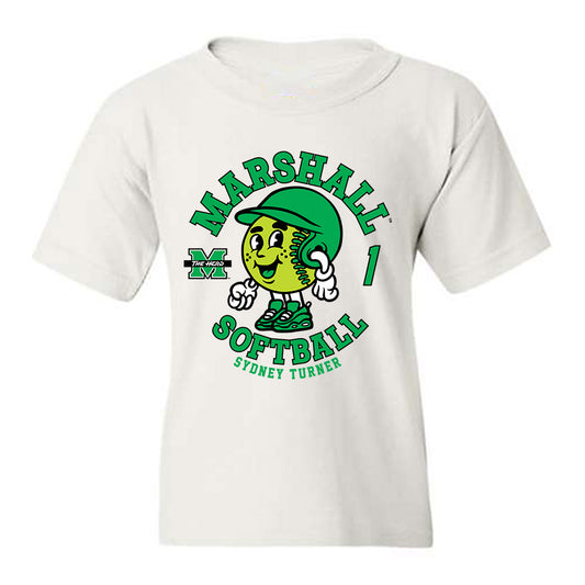 Marshall - NCAA Softball : Sydney Turner - Fashion Shersey Youth T-Shirt-0