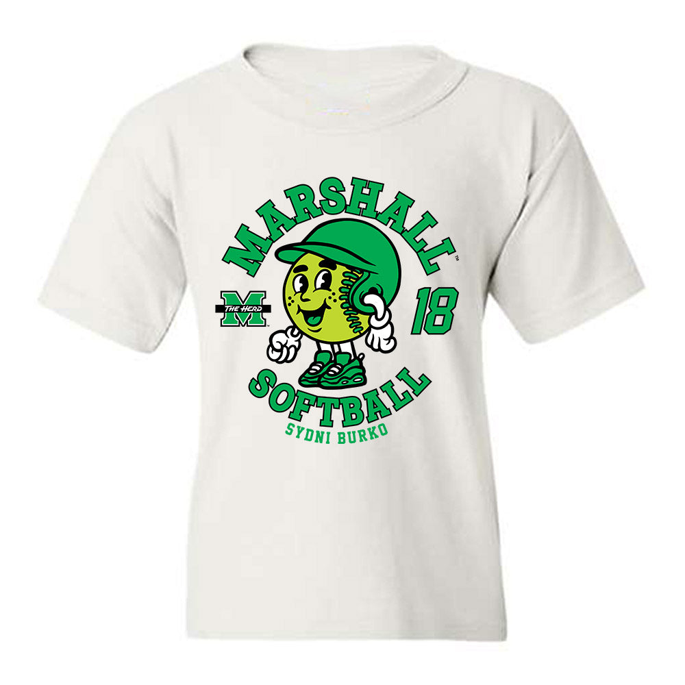 Marshall - NCAA Softball : Sydni Burko - Fashion Shersey Youth T-Shirt-0