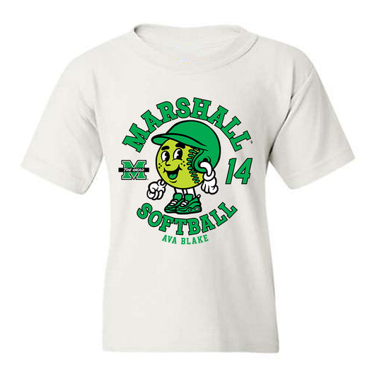 Marshall - NCAA Softball : Ava Blake - Fashion Shersey Youth T-Shirt-0