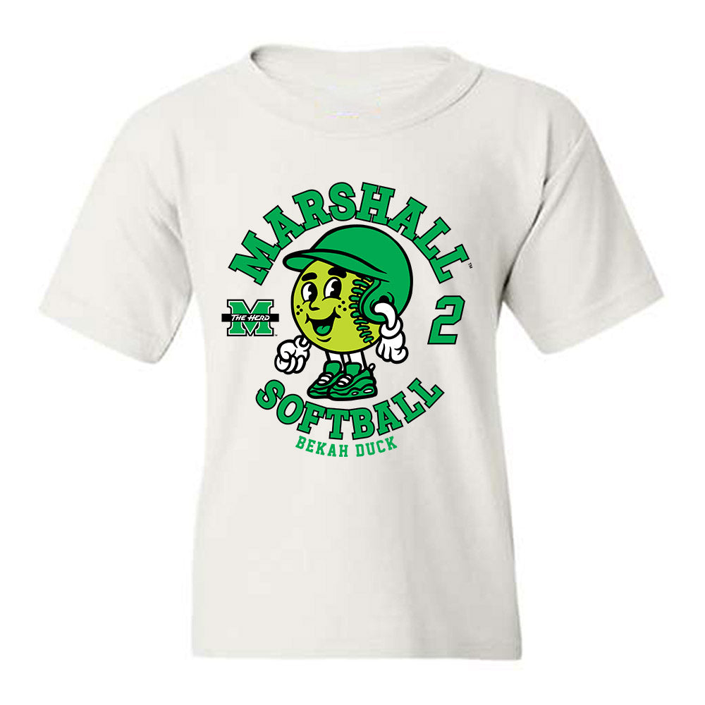 Marshall - NCAA Softball : Bekah Duck - Fashion Shersey Youth T-Shirt-0