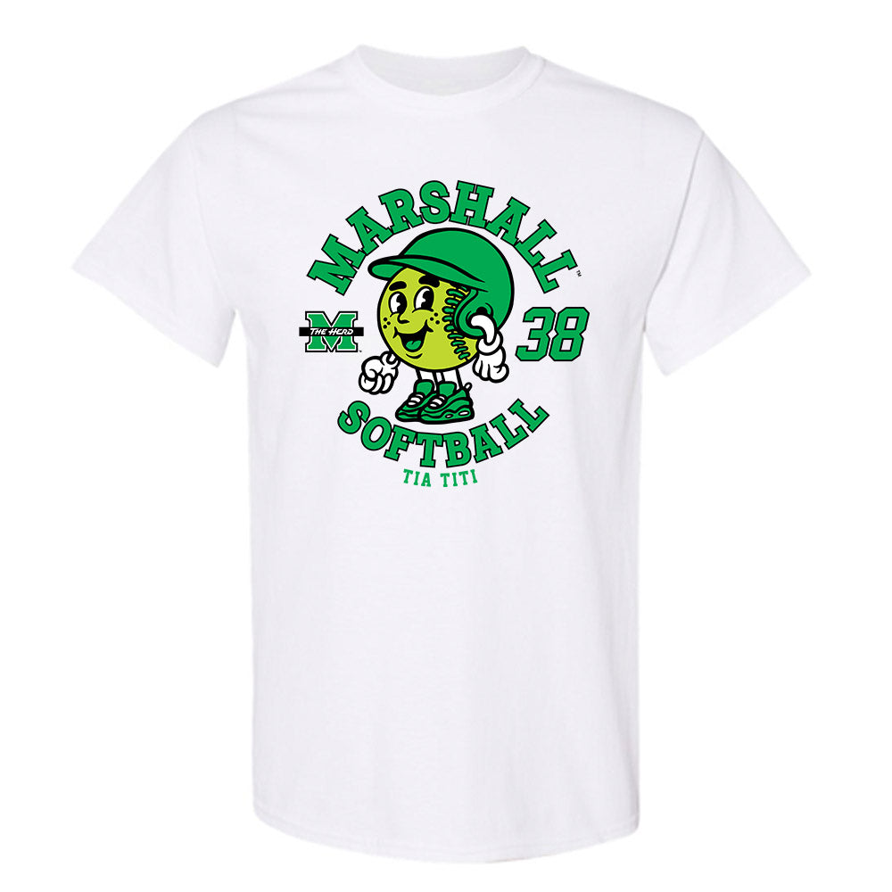 Marshall - NCAA Softball : Tia Titi - Fashion Shersey T-Shirt-0