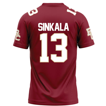 Boston College - NCAA Football : Njita Sinkala - Maroon Football Jersey-1