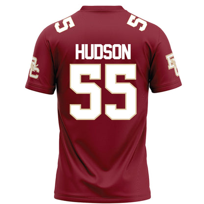 Boston College - NCAA Football : Christian Hudson - Maroon Football Jersey-1