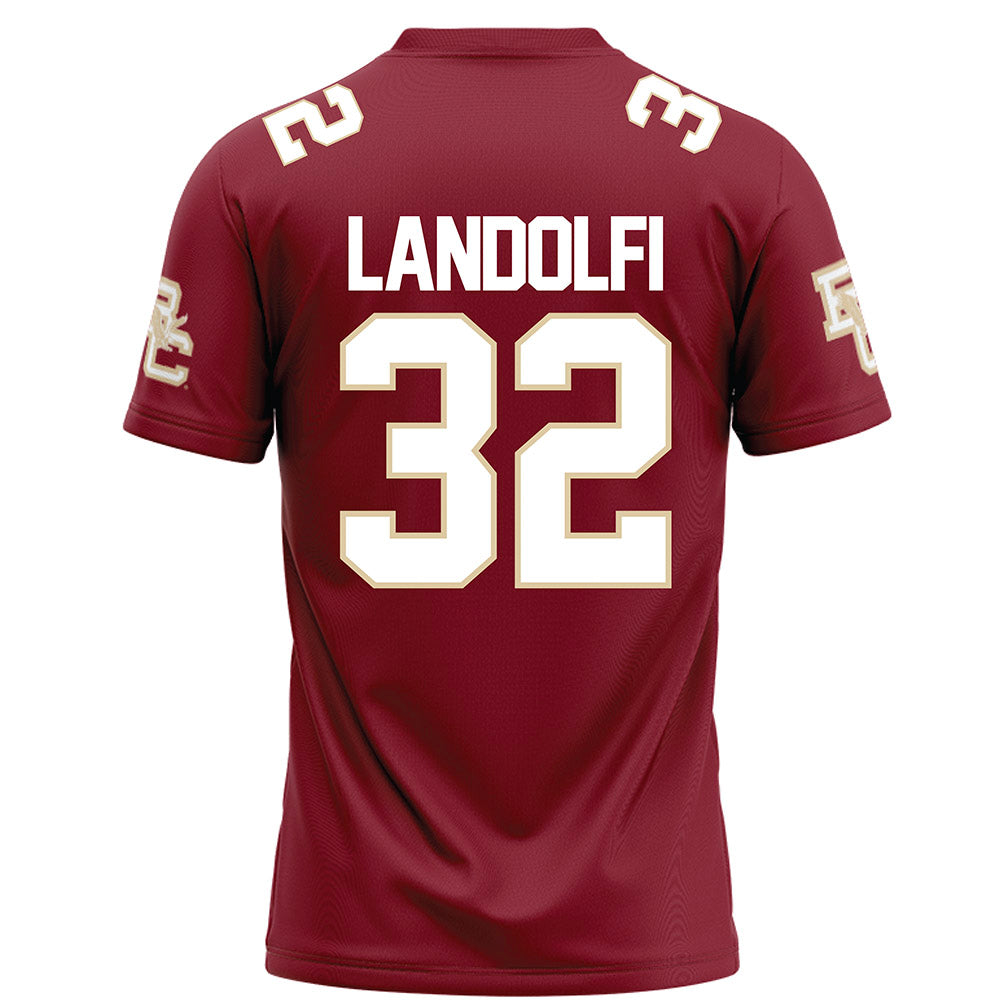 Boston College - NCAA Football : Michael Landolfi - Maroon Football Jersey-1