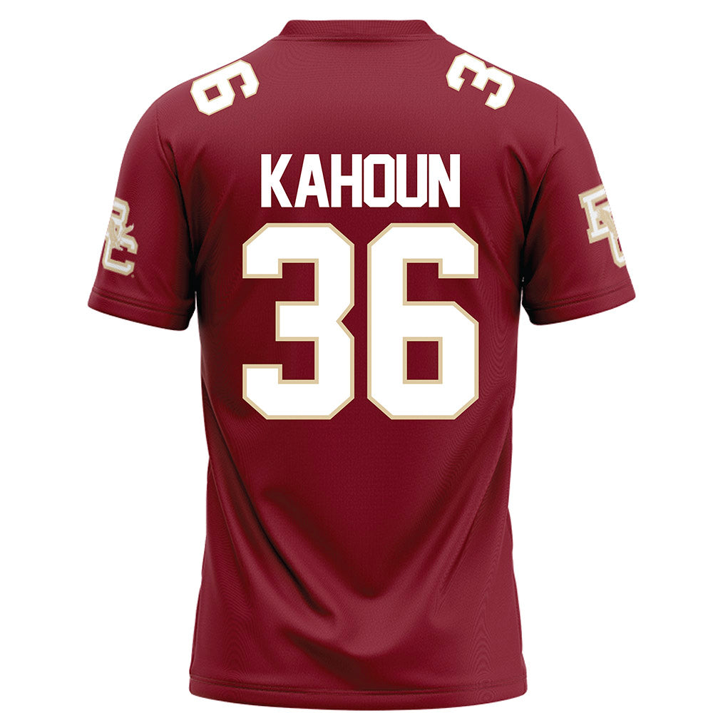 Boston College - NCAA Football : Bodie Kahoun - Maroon Football Jersey-1