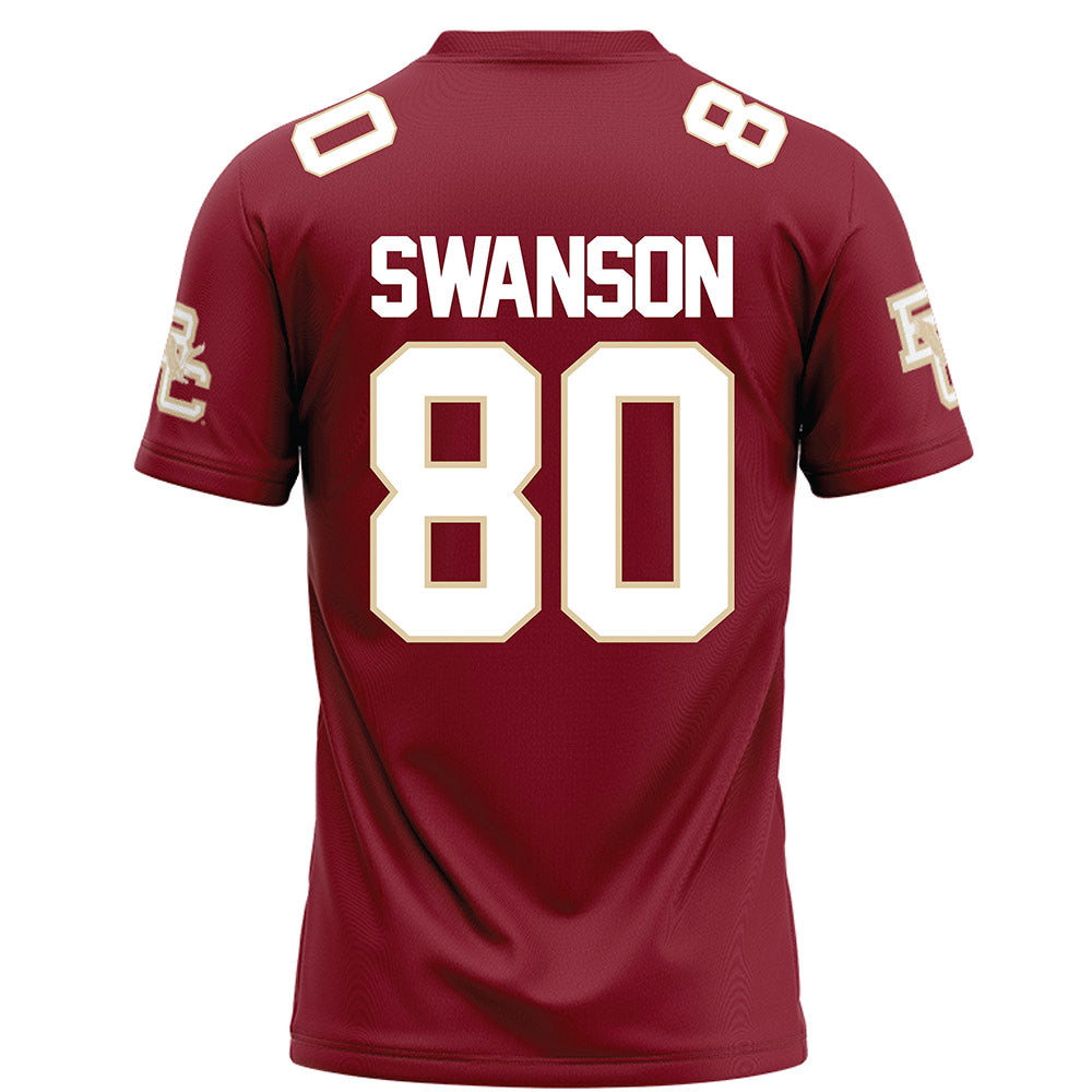 Boston College - NCAA Football : Reed Swanson - Maroon Football Jersey-1