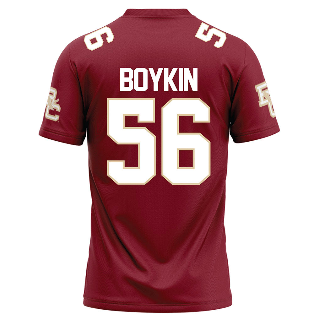 Boston College - NCAA Football : ELla Boykin - Maroon Football Jersey-1