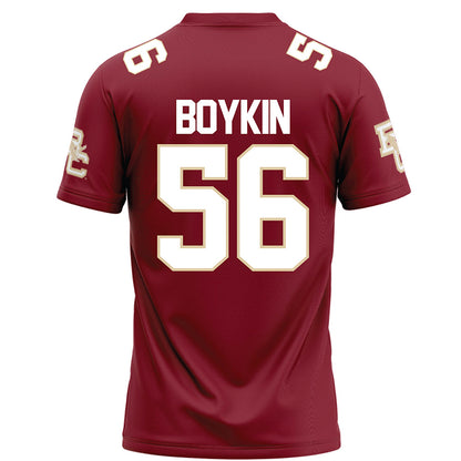 Boston College - NCAA Football : ELla Boykin - Maroon Football Jersey-1