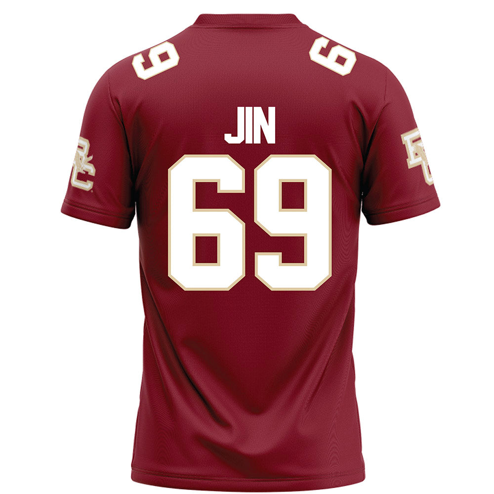 Boston College - NCAA Football : Marek Jin - Maroon Football Jersey-1