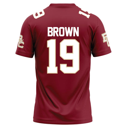 Boston College - NCAA Football : Kelvin Brown - Maroon Football Jersey-1