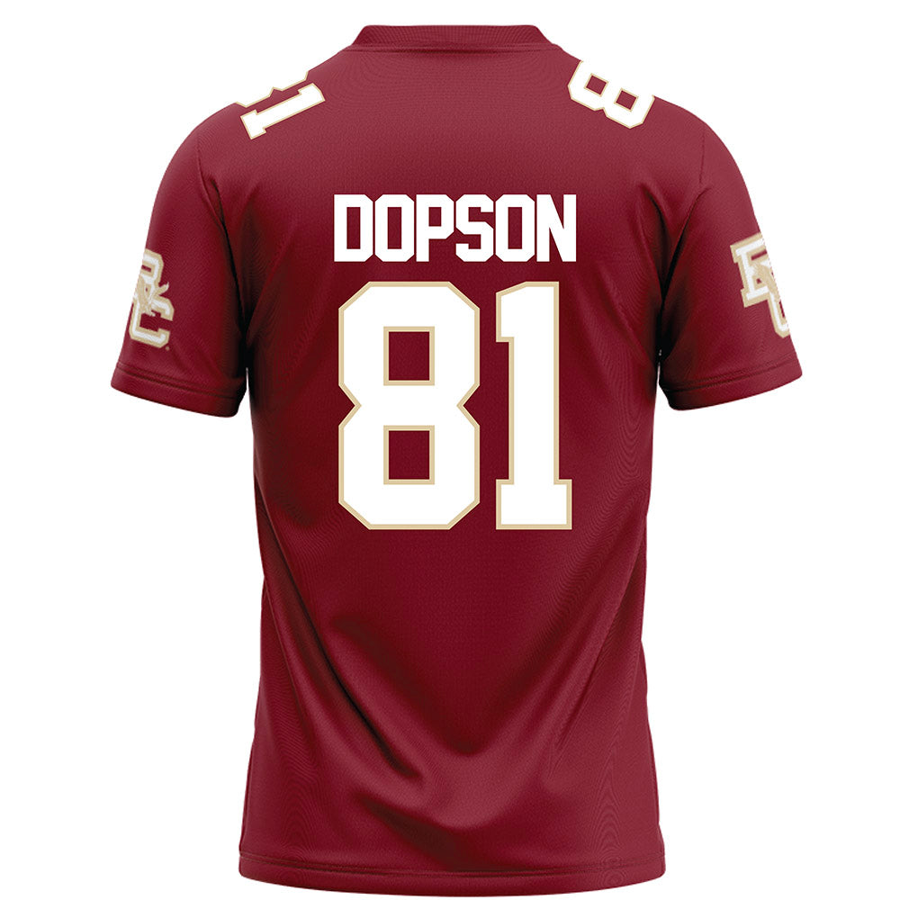 Boston College - NCAA Football : Bryce Dopson - Maroon Football Jersey-1