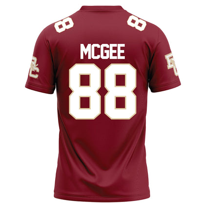 Boston College - NCAA Football : Cam McGee - Maroon Football Jersey-1