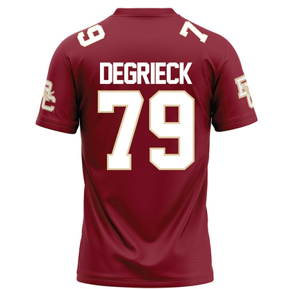 Boston College - NCAA Football : Alex Degrieck - Maroon Football Jersey-1