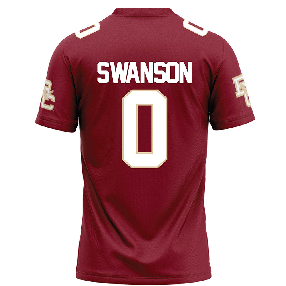 Boston College - NCAA Football : Reed Swanson - Maroon Football Jersey-1