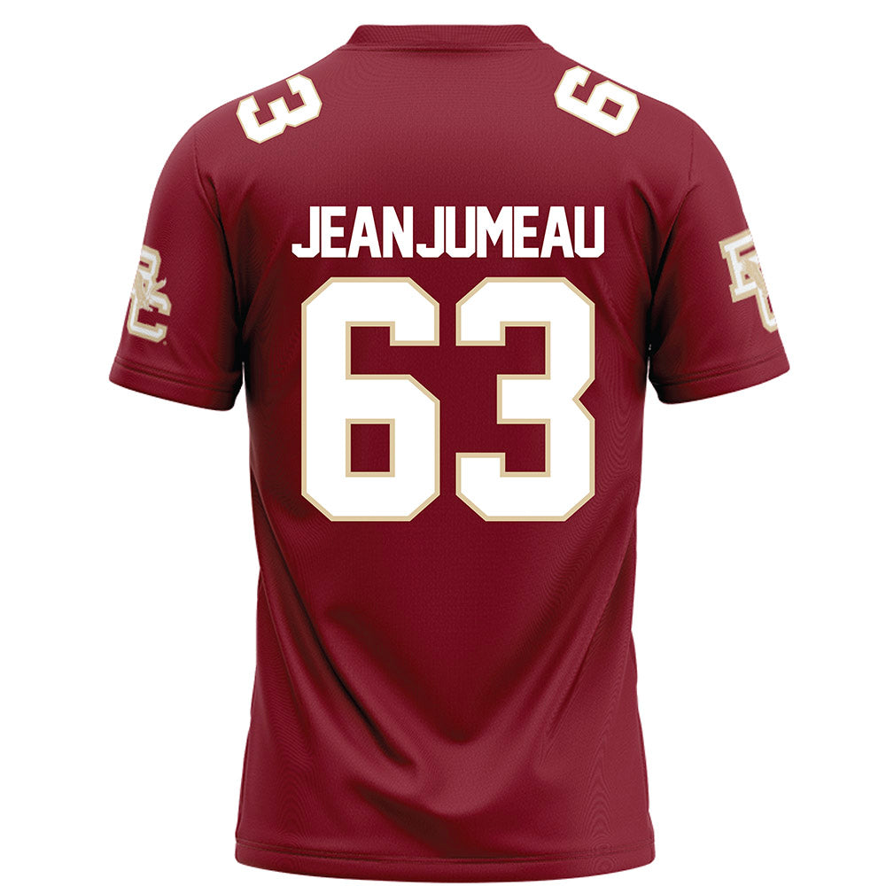 Boston College - NCAA Football : Veguer Jean-Jumeau - Maroon Football Jersey-1
