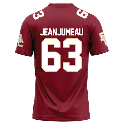 Boston College - NCAA Football : Veguer Jean-Jumeau - Maroon Football Jersey-1