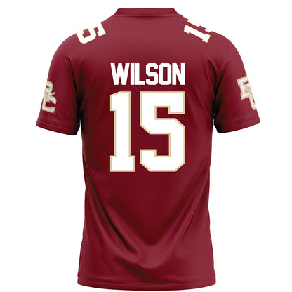 Boston College - NCAA Football : Grayson Wilson - Maroon Football Jersey-1