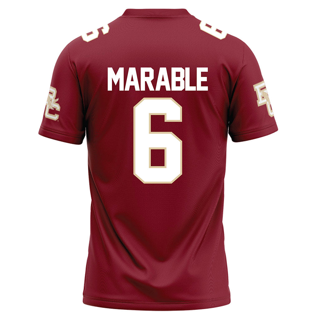 Boston College - NCAA Football : Chris Marable - Maroon Football Jersey-1