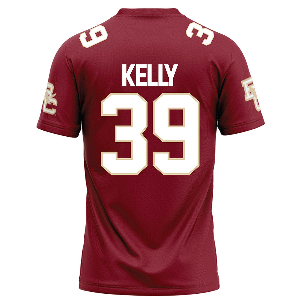 Boston College - NCAA Football : Zach Kelly - Maroon Football Jersey-1