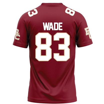 Boston College - NCAA Football : Jackson Wade - Maroon Football Jersey-1