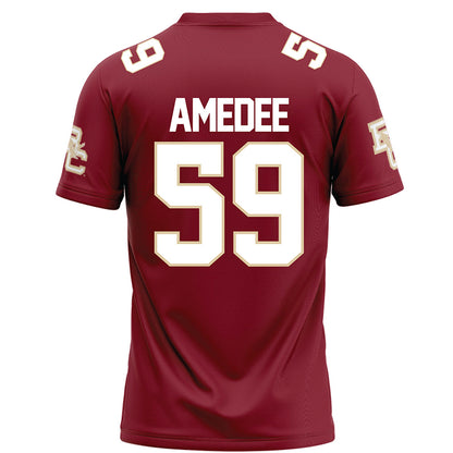 Boston College - NCAA Football : Micah Amedee - Maroon Football Jersey-1