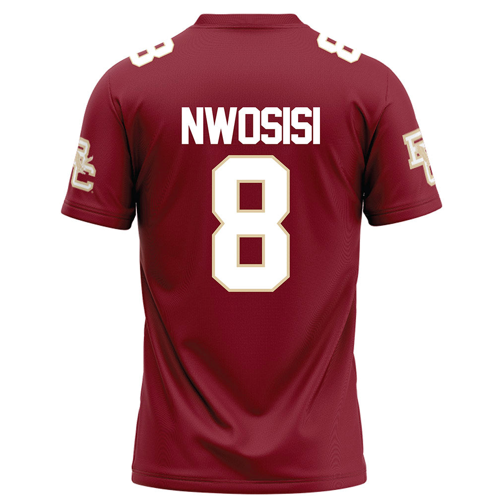 Boston College - NCAA Football : Onye Nwosisi - Maroon Football Jersey-1