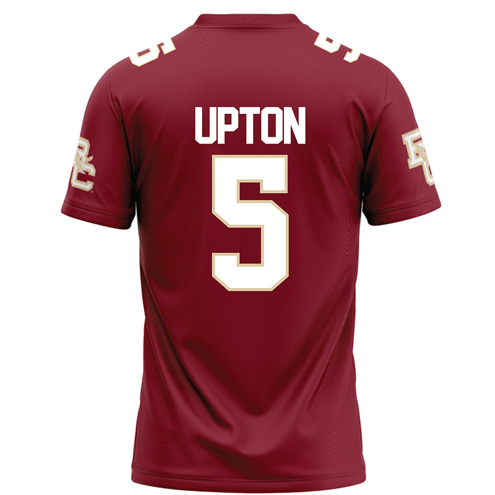 Boston College - NCAA Football : Marcus Upton - Maroon Football Jersey-1