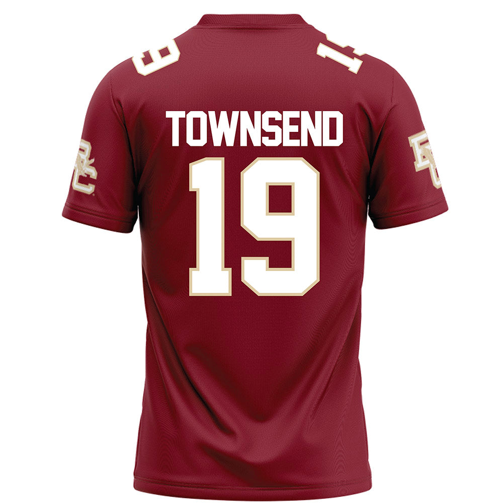 Boston College - NCAA Football : Marcelous Townsend - Maroon Football Jersey-1