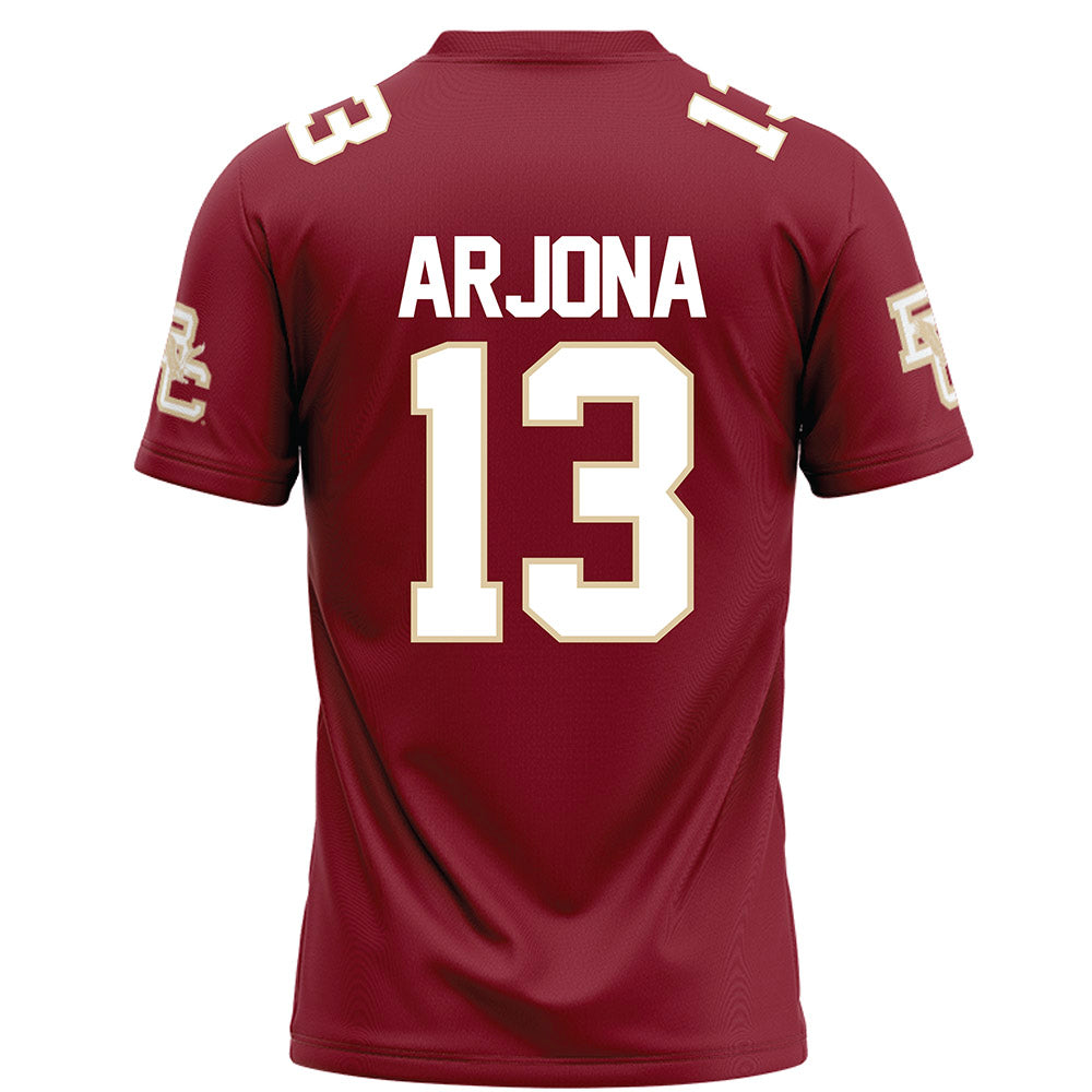 Boston College - NCAA Football : Enzo Arjona - Maroon Football Jersey-1