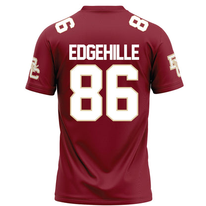Boston College - NCAA Football : Danny Edgehille - Maroon Football Jersey-1