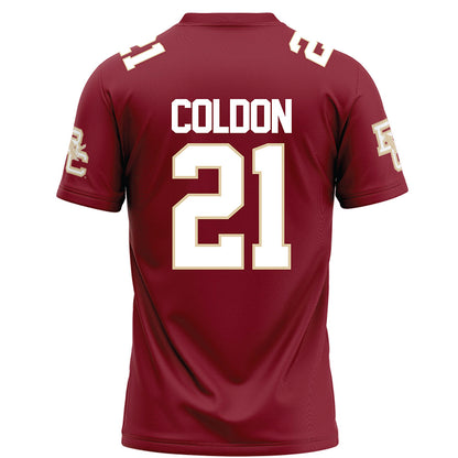 Boston College - NCAA Football : Charleston Coldon - Maroon Football Jersey-1