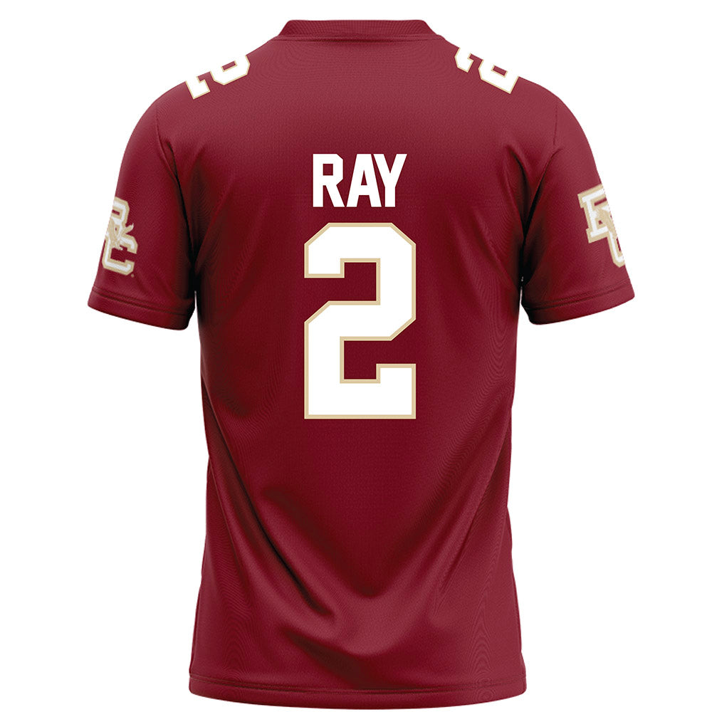 Boston College - NCAA Football : Nolan Ray - Maroon Football Jersey-1