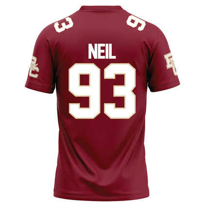 Boston College - NCAA Football : Gavin Neil - Maroon Football Jersey-1