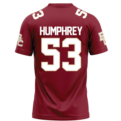 Boston College - NCAA Football : Tre Humphrey - Maroon Football Jersey-1