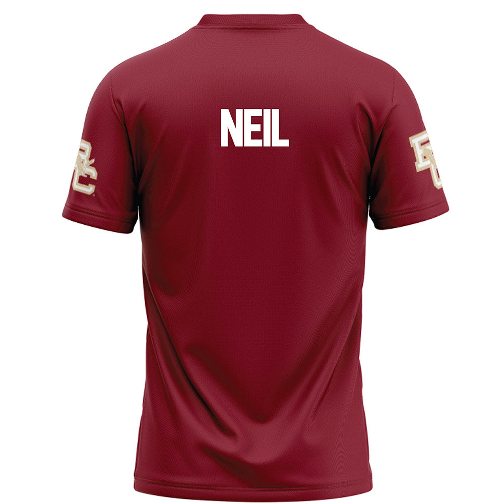 Boston College - NCAA Football : Gavin Neil - Maroon Football Jersey-1