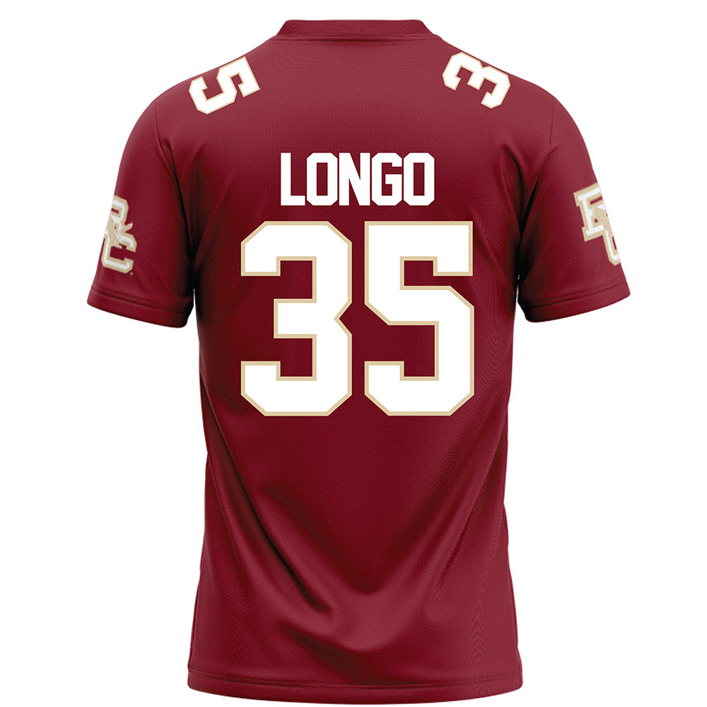 Boston College - NCAA Football : Tim Longo - Maroon Football Jersey-1