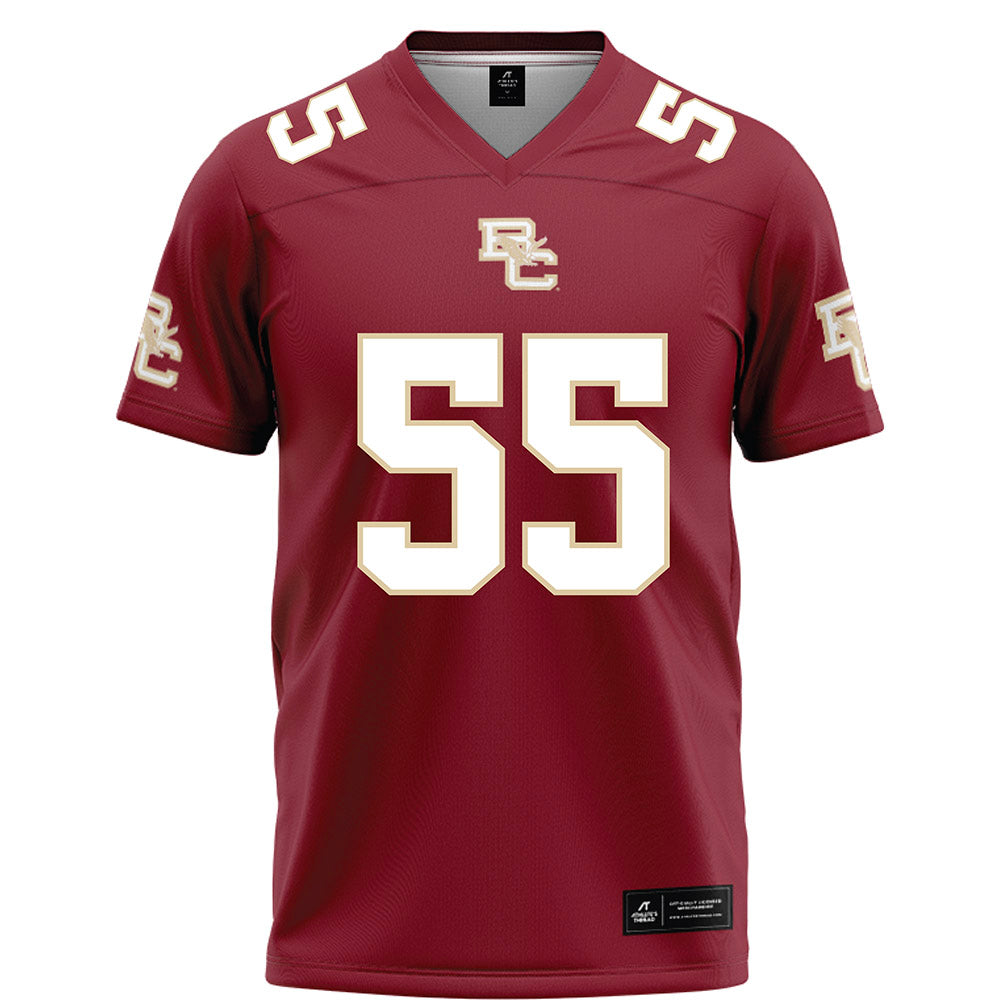 Boston College - NCAA Football : Christian Hudson - Maroon Football Jersey-0