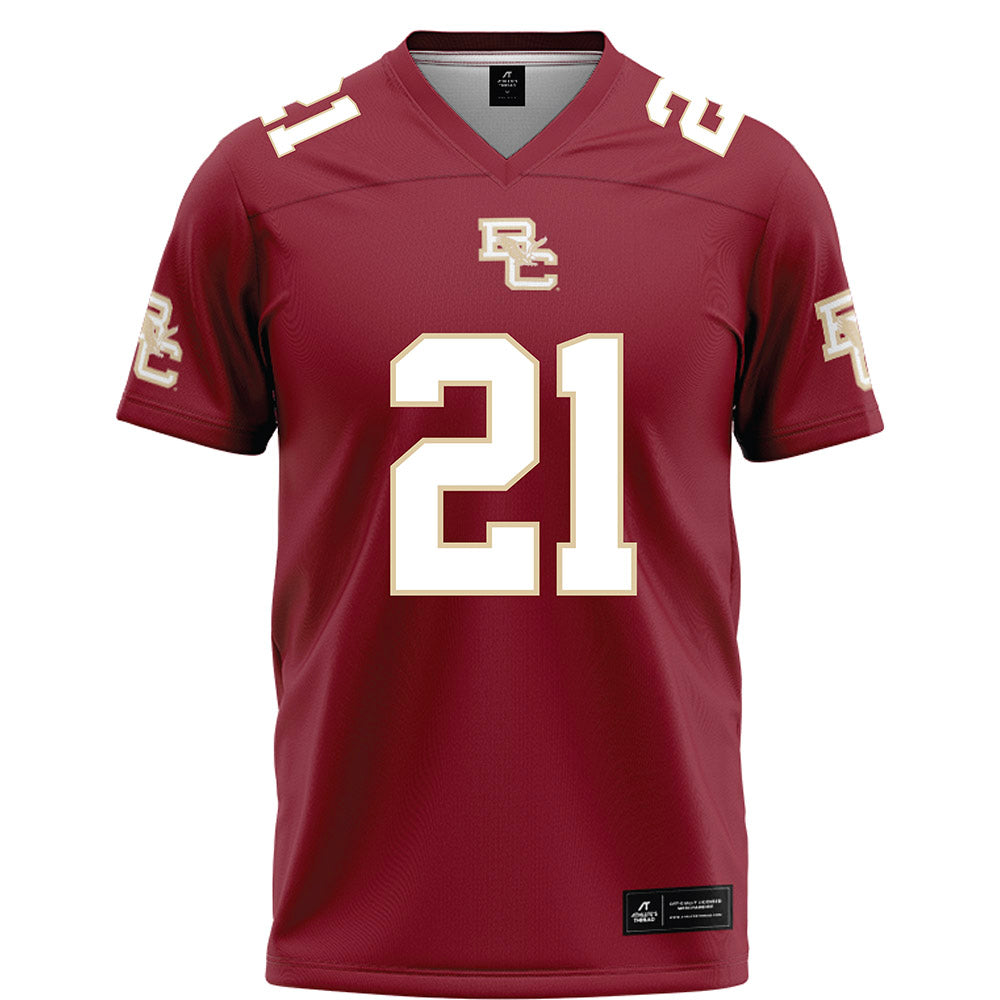 Boston College - NCAA Football : Charleston Coldon - Maroon Football Jersey-0
