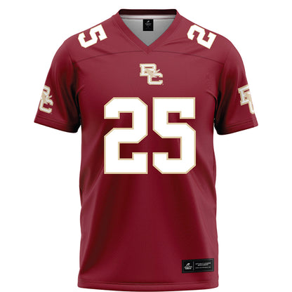 Boston College - NCAA Football : Andy Quinn - Maroon Football Jersey-0