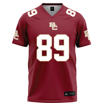 Boston College - NCAA Football : DJ Johnson - Maroon Football Jersey-0