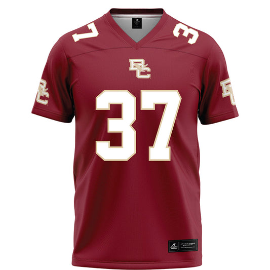 Boston College - NCAA Football : Callen Beveridge - Maroon Football Jersey-0