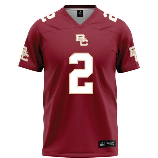 Boston College - NCAA Football : Kp Price - Maroon Football Jersey-0