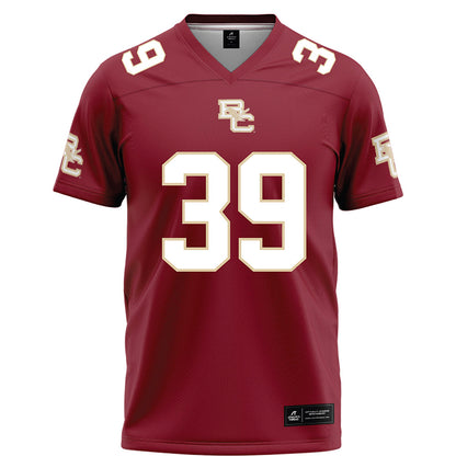 Boston College - NCAA Football : Zach Kelly - Maroon Football Jersey-0