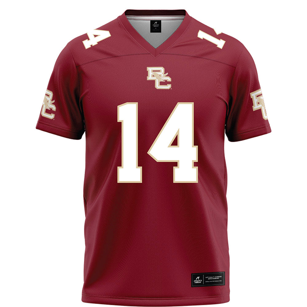 Boston College - NCAA Football : Ashton Cunningham - Maroon Football Jersey-0